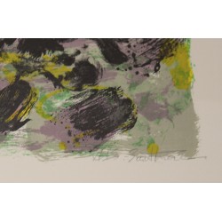 Lithograph entitled ‘Abstract Composition’, signed SARTHOU