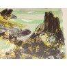 Lithograph entitled ‘Abstract Composition’, signed SARTHOU