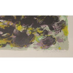 Lithograph entitled ‘Abstract Composition’, signed SARTHOU
