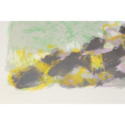 Lithograph entitled ‘Abstract Composition’, signed SARTHOU