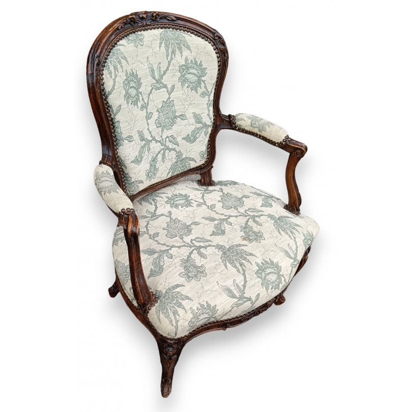 Fauteuil cabriolet Louis XV