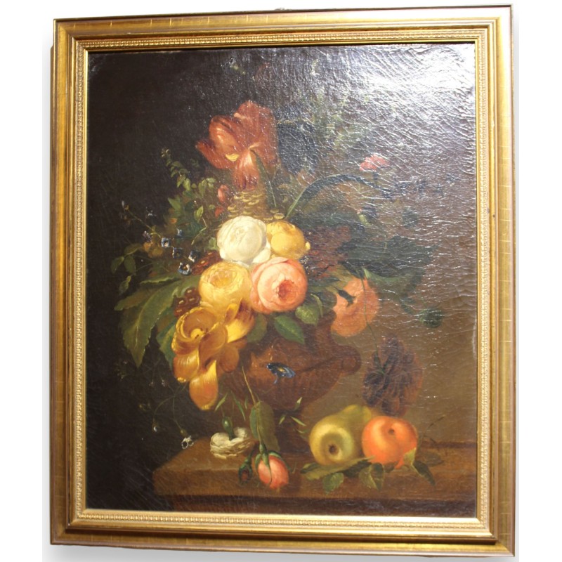 Tableau nature morte \"Bouquet de fleurs\"