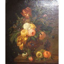 Tableau nature morte \"Bouquet de fleurs\"