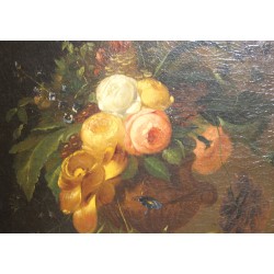 Tableau nature morte \"Bouquet de fleurs\"