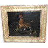 Paintings | Painting: ‘Hen and her chicks’. Moinat SA  – Antiques and home décor