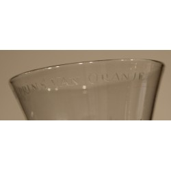 Verre gravé "Vivat de Prins Van Oranje"