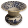 Vase bleu-blanc en faïence de Delft