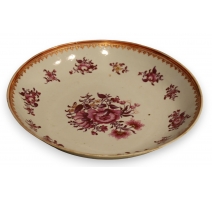 Assiette famille Rose