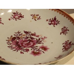 Assiette famille Rose