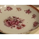 Assiette famille Rose