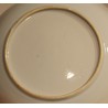 Assiette bleu-blanc fleurs