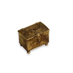 Knottekistje ou Coffret de mariage en argent