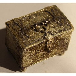 Knottekistje ou Coffret de mariage en argent