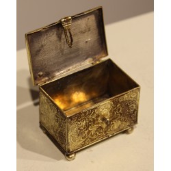 Knottekistje ou Coffret de mariage en argent