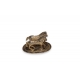 Couple de chevaux minitature en argent