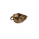 Bougeoir miniature forme coeur en argent