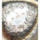 Bougeoir miniature forme coeur en argent