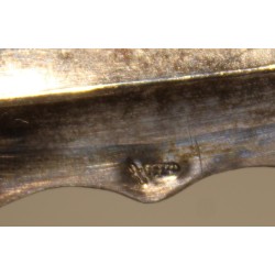 Plat carré miniature en argent