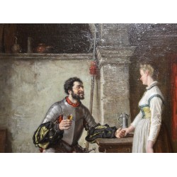 Paintings | Painting: ‘Tavern Scene’. Moinat SA  – Antiques and home décor