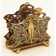 Porte-lettres "Femme Art-Nouveau" en laiton poli