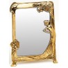 Miroir en laiton poli "Lady"