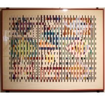 Lithographie "Composition abstraite" signée AGAM