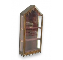 Vitrine de pendule en pointe Charles X