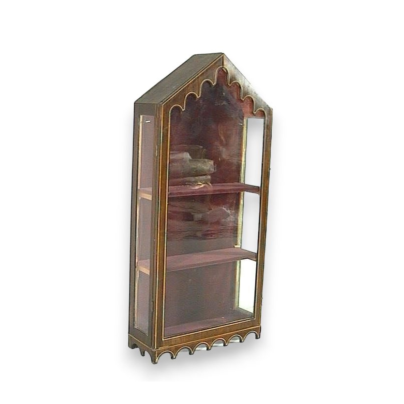 Vitrine de pendule en pointe Charles X