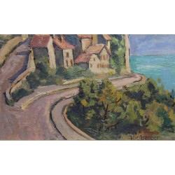 Tableau \"St-Saphorin\" signé Ric BERGER