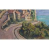 Tableau \"St-Saphorin\" signé Ric BERGER