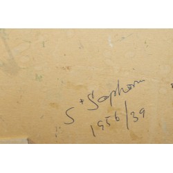 Tableau \"St-Saphorin\" signé Ric BERGER
