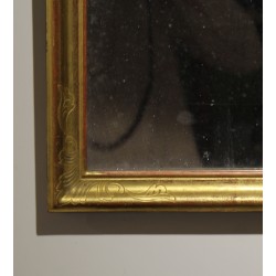 Miroir style Louis XV FUNK en bois doré sculpté