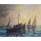 Tableau "Newport" signé Roy M. ROPP