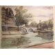 Aquarelle "Pont-Marie" signé ROCHAT 61