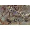 Tableau \"Villefranche\" signé L\'HUILLIER