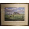 Engraving entitled ‘St Andrews’, signed VALENTINE-DAINES