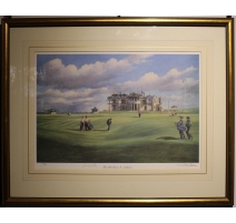 Gravure "St-Andrews" signée VALENTINE-DAINES