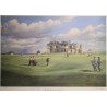 Engraving entitled ‘St Andrews’, signed VALENTINE-DAINES