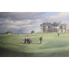 Engraving entitled ‘St Andrews’, signed VALENTINE-DAINES