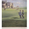 Engraving entitled ‘St Andrews’, signed VALENTINE-DAINES