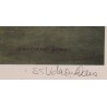 Engraving entitled ‘St Andrews’, signed VALENTINE-DAINES