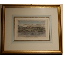 Gravure "Chateau de Prégny"