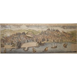 Gravure "Port de Lisbonne"