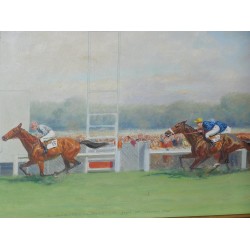 Paintings | Painting: ‘Grand Prix de Paris’. Moinat SA  – Antiques and home décor