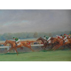 Paintings | Painting: ‘Grand Prix de Paris’. Moinat SA  – Antiques and home décor