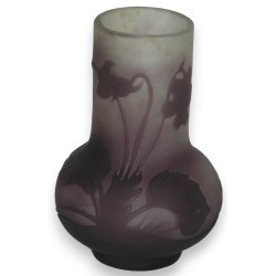 Vase bulbe de GALLÉ.