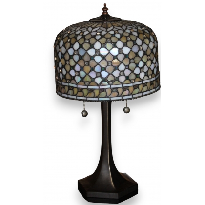 Lampe style Tiffany ronde