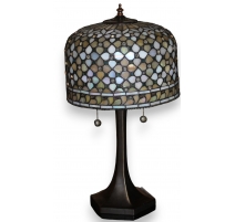 Lampe style Tiffany ronde