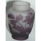 Purple french conical vase