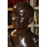 Bronze \"Buste d\'enfant\" signé A. LOEHER 1901